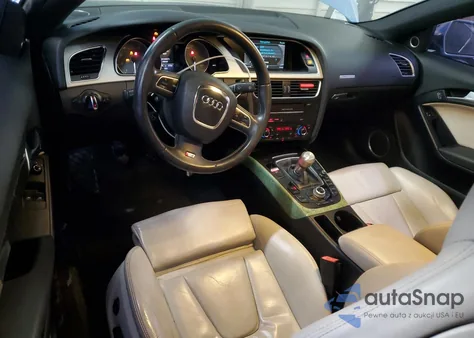 2011 Audi S5 Premium Plus z USA, uszkodzony, nr VIN WAUGVAFR7BA032580